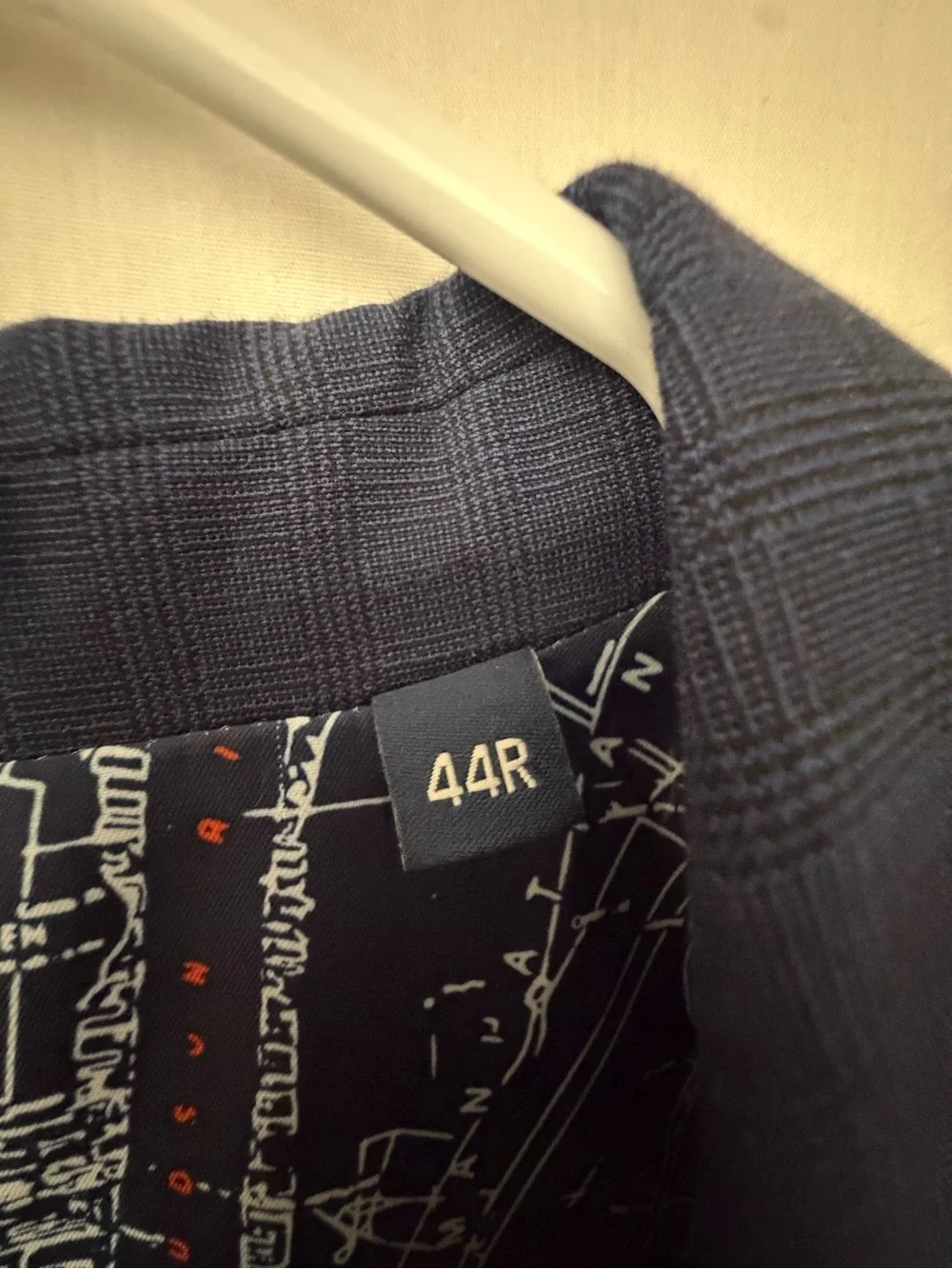 Náutica Men's Navy Blazer - Classic Two-Button Suit Jacket Size 44R(A813)